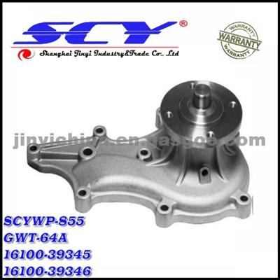 Auto Water Pump For TOYOTA GMB:GWT-64A GMB:170-1640 AIRTEX:9141/AW9141 NPW:T-67 SIL:PA1000 DOLZ:T-213 HEPU:P538 GRAF:PA486 16100-39345 16100-39346