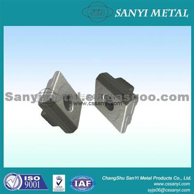 Track Rail Clamps Metal Forgings Clips And Fasteners Tie Plate Railway Track Rail Clamps