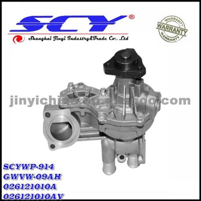 Auto Water Pump For VOLKSWAGEN GMB:GWVW-09AH AIRTEX:AW1349 HEPU:P516 DOLZ:A-160 BUGATTI:PA0320C SIL:PA519 QH:QCP952BH GRAF:PA546 026121010A