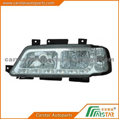 CAR HEAD LAMP(CRYSTAL,LED) FOR PEUGEOT 405   PG010001-C-LED-T2