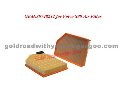 Air Filter 30748212 For Volvo S80