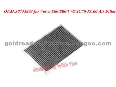 Air Filter 30733893 For Volvo S60/S80/V70/XC70/XC60