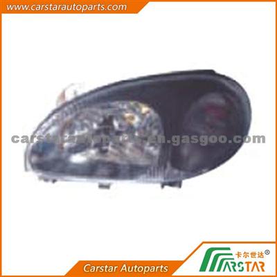 HEAD LAMP(BLACK) FOR DAEWOO LANOS-I/II