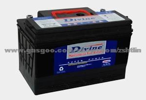 Divine Car Battery 65D26R/L 12V 60Ah Widely Export To Africa And Europe With ISO9001,CE Certification Manufactuerer