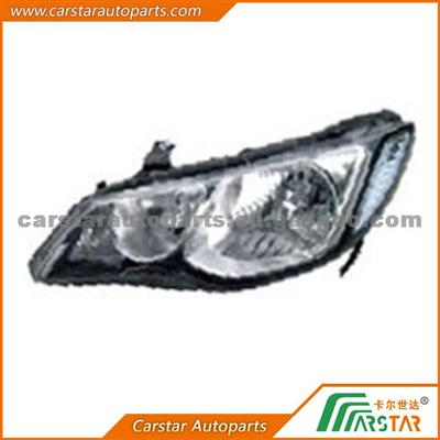 CAR HEAD LAMP(WITH HOLE) FOR HONDA CIVIC 06 FOREIGN L(R) 33151(33101)-SNB-G02
