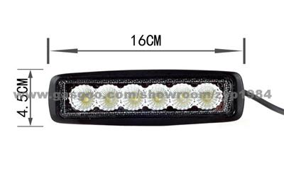 P003 18W Offroad LED Single Row18w LED Light Bars For 4wd