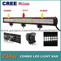 36 Inch 234W CREE LED Light Bar FLOOD &SPOT Combo Light Offroad Work Light 4wd