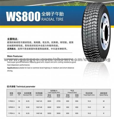 WS800 Radial Tire