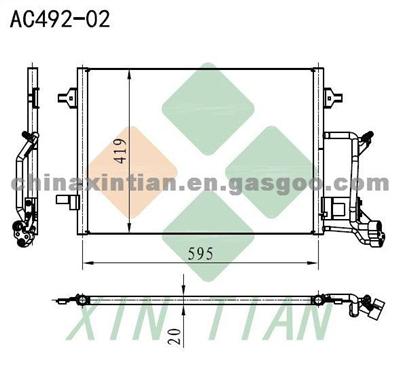 AUDI A6/ S6 Condenser 4B0260403S