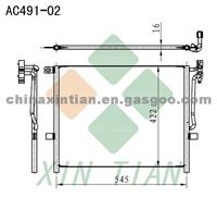 BMW E46 Condenser 64538377614