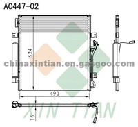 Dodge Condenser 68003971AB,68003971AC