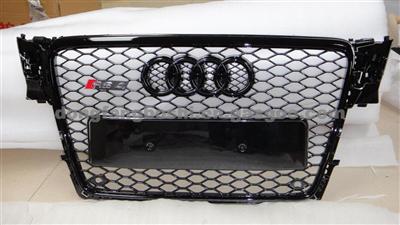 All Black Audi Mesh RS4 Replacement Grille Audi Body Parts