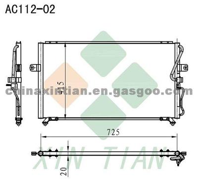 BMW 3S / 5S/M3 Condenser 64538373004,64538369105,64531375206,64531385165