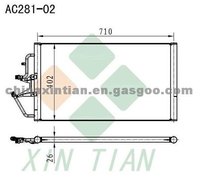 Chevrolet Condenser 52402209,52458418,52458419