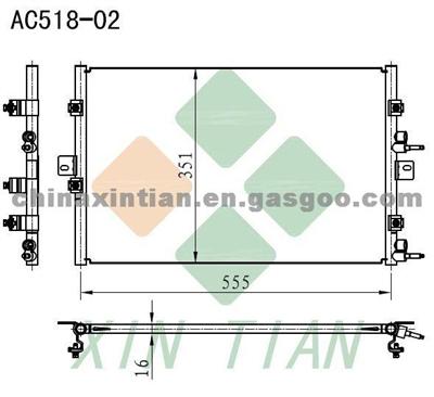 CHRYSLER Condenser 5096191AA