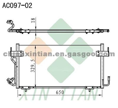 CITROEN Condenser 6455V8