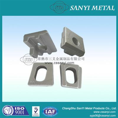 Rail Crane Metal Forgings Rail Crane Clamp Track Clamping Plate Rail Crane