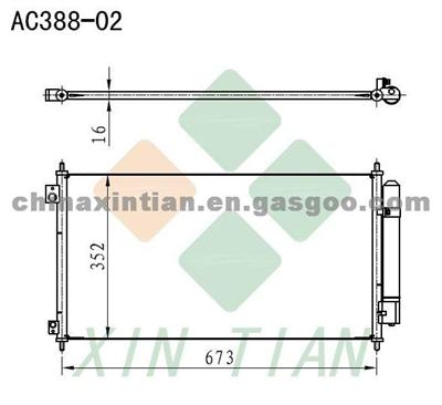 HONDA Condenser 80110TA0A01