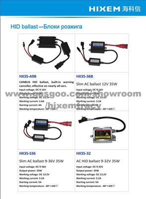 New!Super Slim Canbus HID Ballast HX35-S383