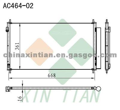 HONDA Condenser 80110TK4A01