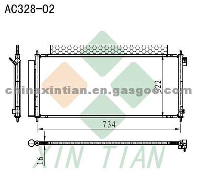 HONDA Condenser 80110SAA013