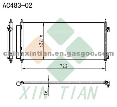 HONDA Condenser 80110TK6A01