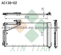 MERCEDES BENZ Condenser 2035000054,2035000254