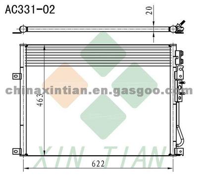 JEEP Condenser 55116928AA