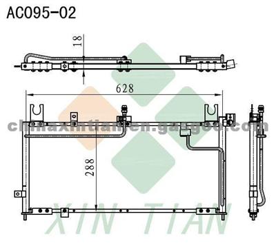 MAZDA Condenser B01F61480A