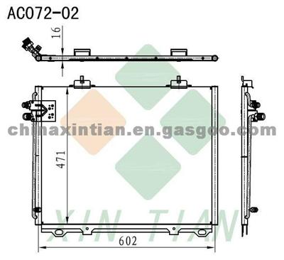 MERCEDES BENZ Condenser 2108300270,2108300570