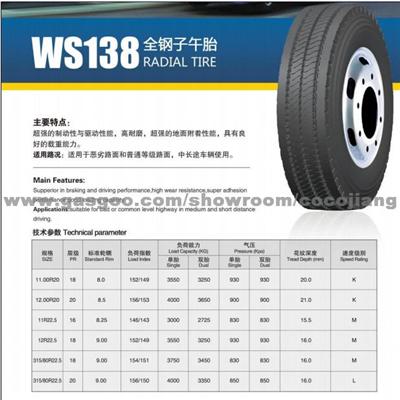 WS138 Radial Tire/Tyre