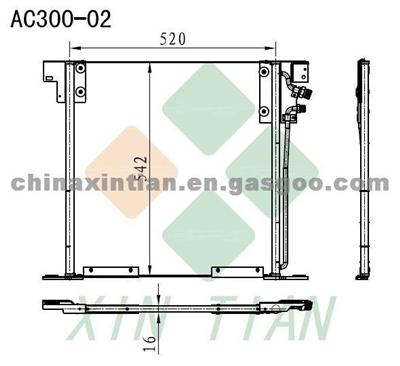 MERCEDES BENZ Condenser 6388350170