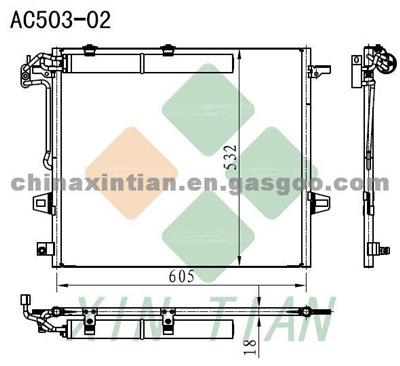 MERCEDES BENZ Condenser 2515000054