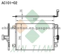 RENAULT Condenser 7700425843