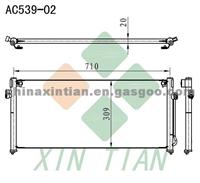 SUBARU Condenser 73210AC020,7321AC021