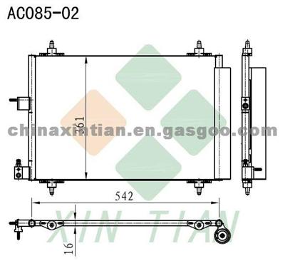 PEUGEOT Condenser 6455AT, 6455Y9