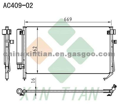 SUBARU Condenser 73210SA00,73210SA000