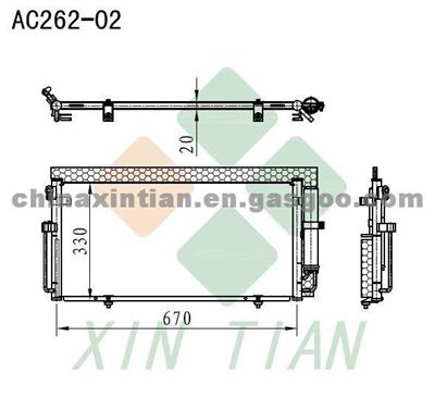 SUBARU Condenser 73210FE010