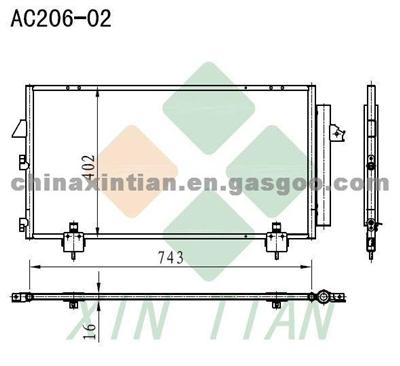 TOYOTA Condenser DPI 3363