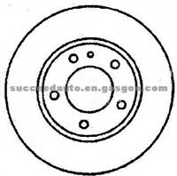 Brake Disc For BMW 34111163130