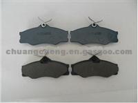 high quality semimetallic/ceramic disc brake pads D338 for Volkswagen