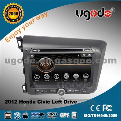 Ugode Touch Screen Car Dvd For 2012 Honda CIVIC