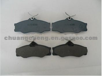 high quality semimetallic/ceramic disc brake pads D338 for Volkswagen