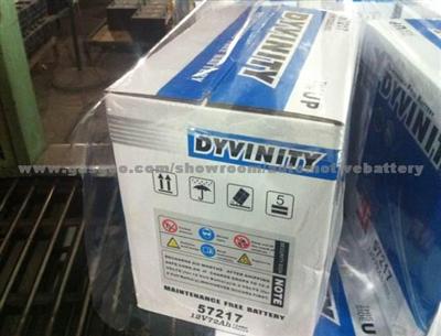 DYVINITY Smf Battery ZX110-5MF 12V 70Ah Widely Export To Africa And Europe With ISO9001,CE Certification Manufactuerer