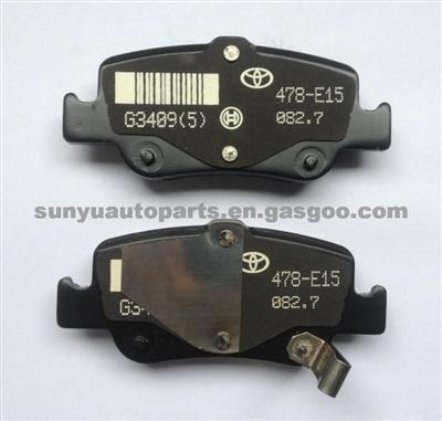 Toyota Brake Pad Set 04466-02180 For Verso