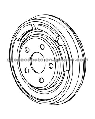 Brake Disc For CHRYSLER 52008591