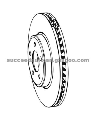 Brake Disc For CHRYSLER 52010235AC