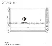 AUDI Radiator 8DO121251B