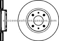 Brake Disc For FIAT 60806137