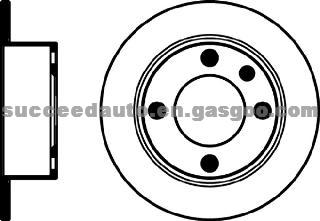 Brake Disc For CITROEN 95667811